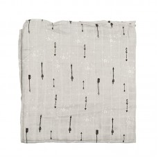 Muselina Bambú Arrows Gris BimbiPirulos 